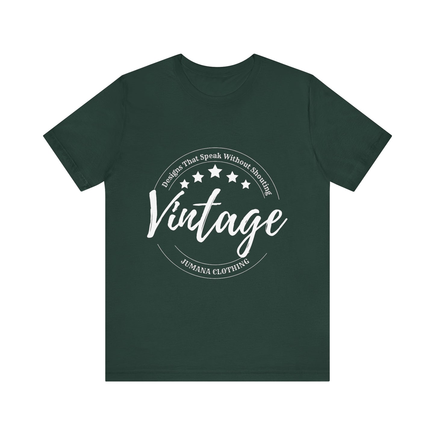 Vintage Vibes T-Shirt – Bella+Canvas 3001 Retro Unisex Graphic Tee