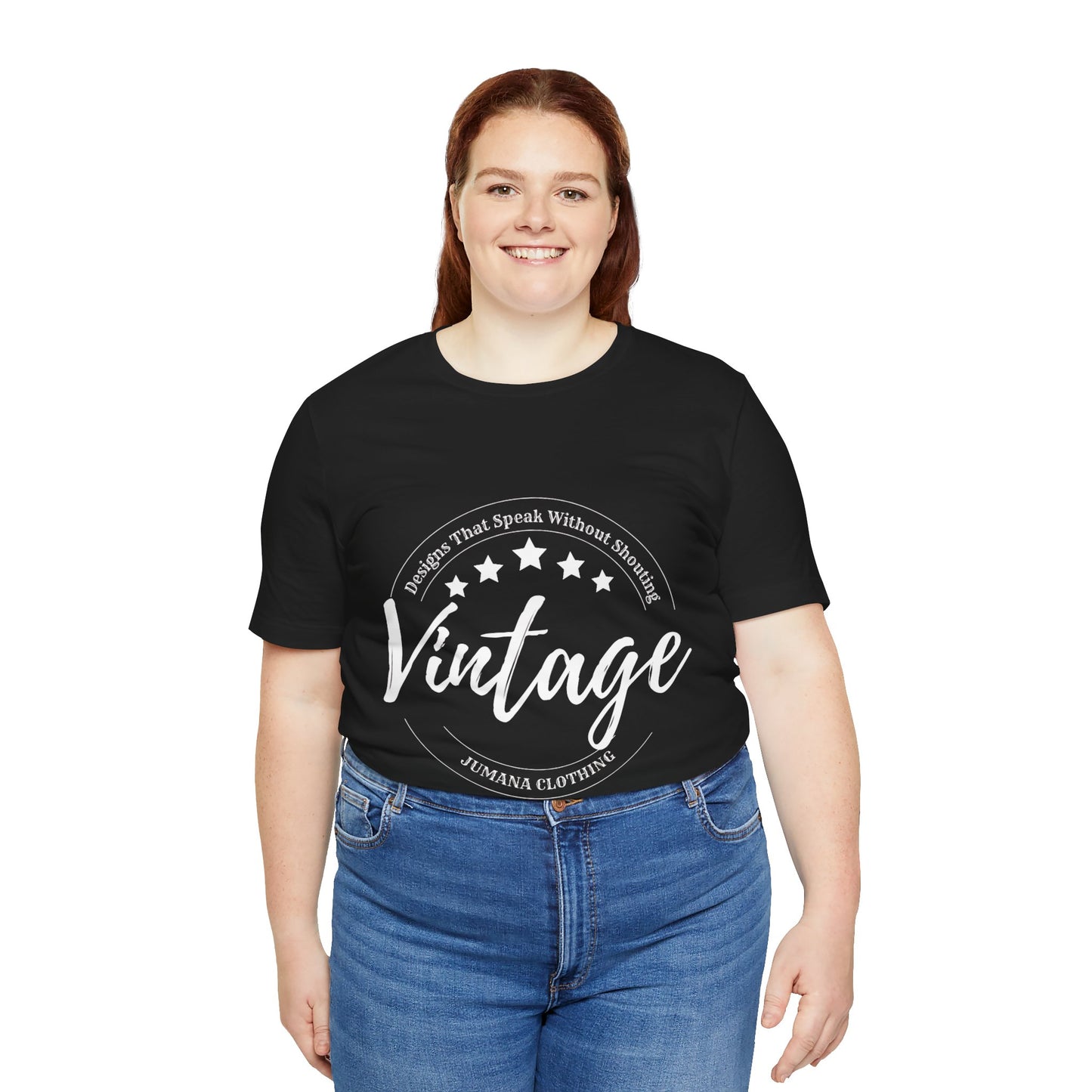 Vintage Vibes T-Shirt – Bella+Canvas 3001 Retro Unisex Graphic Tee