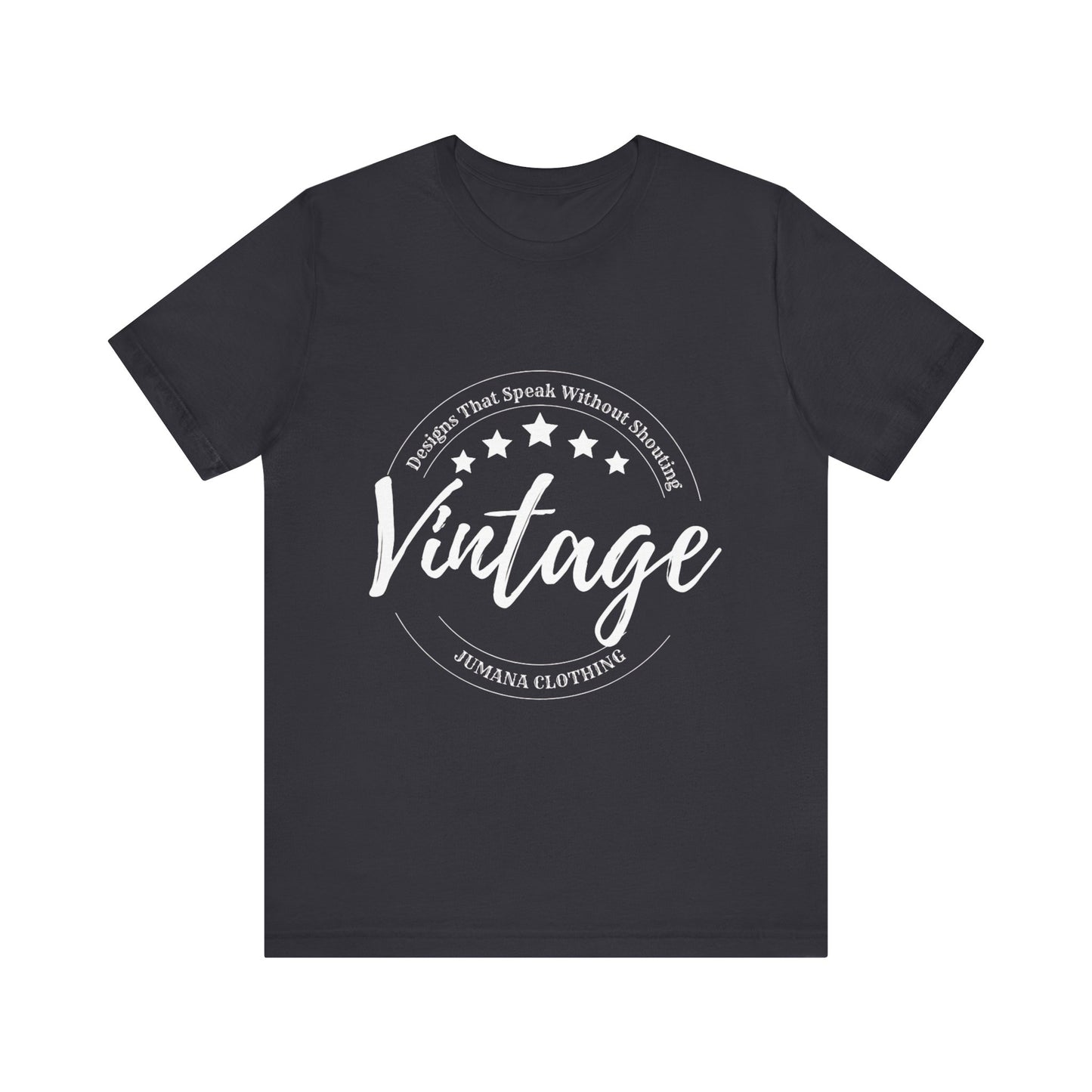 Vintage Vibes T-Shirt – Bella+Canvas 3001 Retro Unisex Graphic Tee