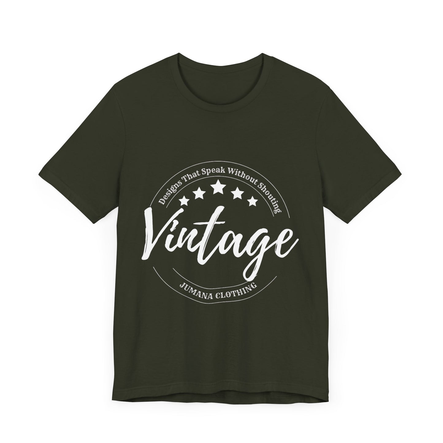 Vintage Vibes T-Shirt – Bella+Canvas 3001 Retro Unisex Graphic Tee