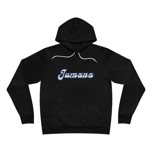 Luxury Streetwear Hoodie – Jumana Inner Shadow Logo on Bella+Canvas® Sponge Fleece