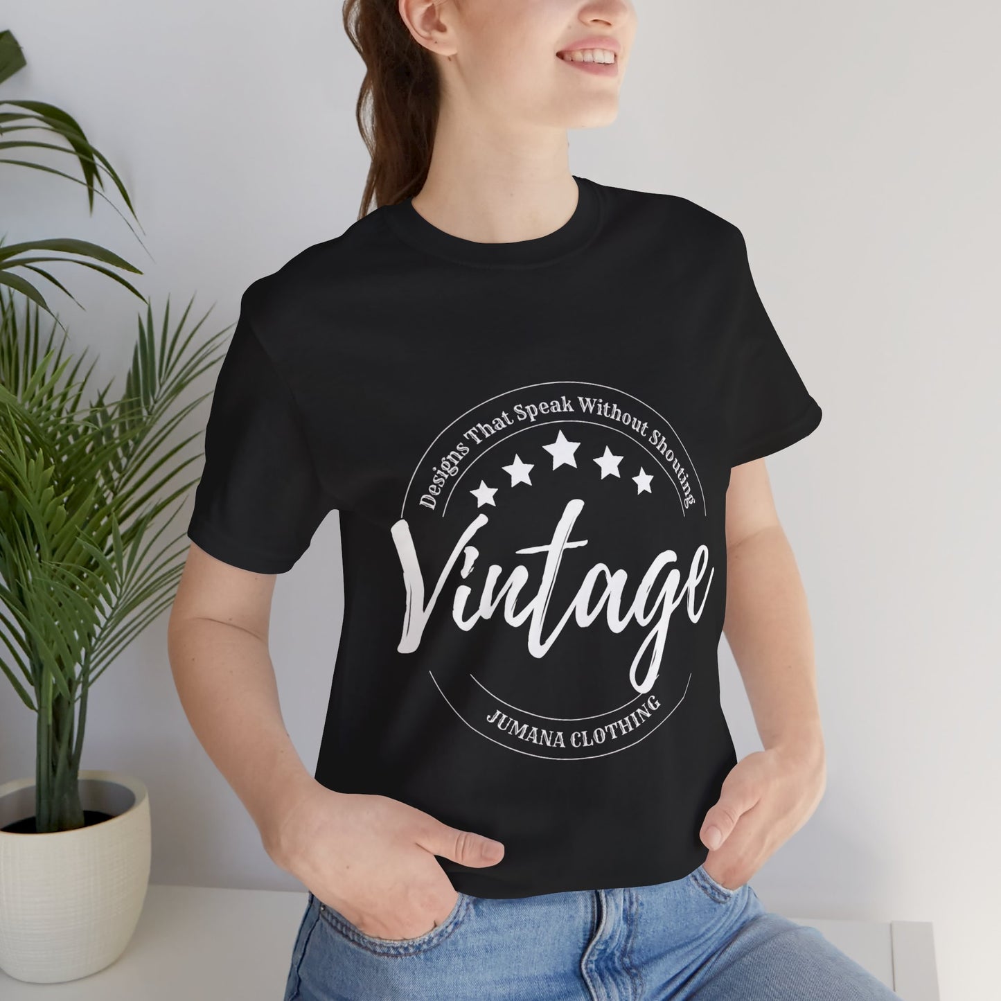 Vintage Vibes T-Shirt – Bella+Canvas 3001 Retro Unisex Graphic Tee