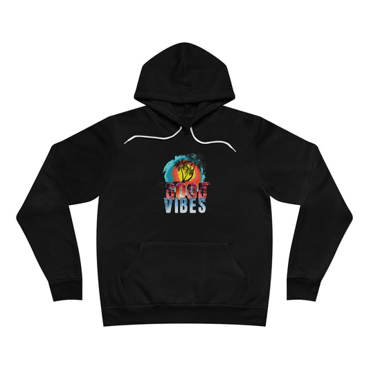 Good Vibes Hoodie – Bella+Canvas 3719 Unisex Premium Fleece Pullover