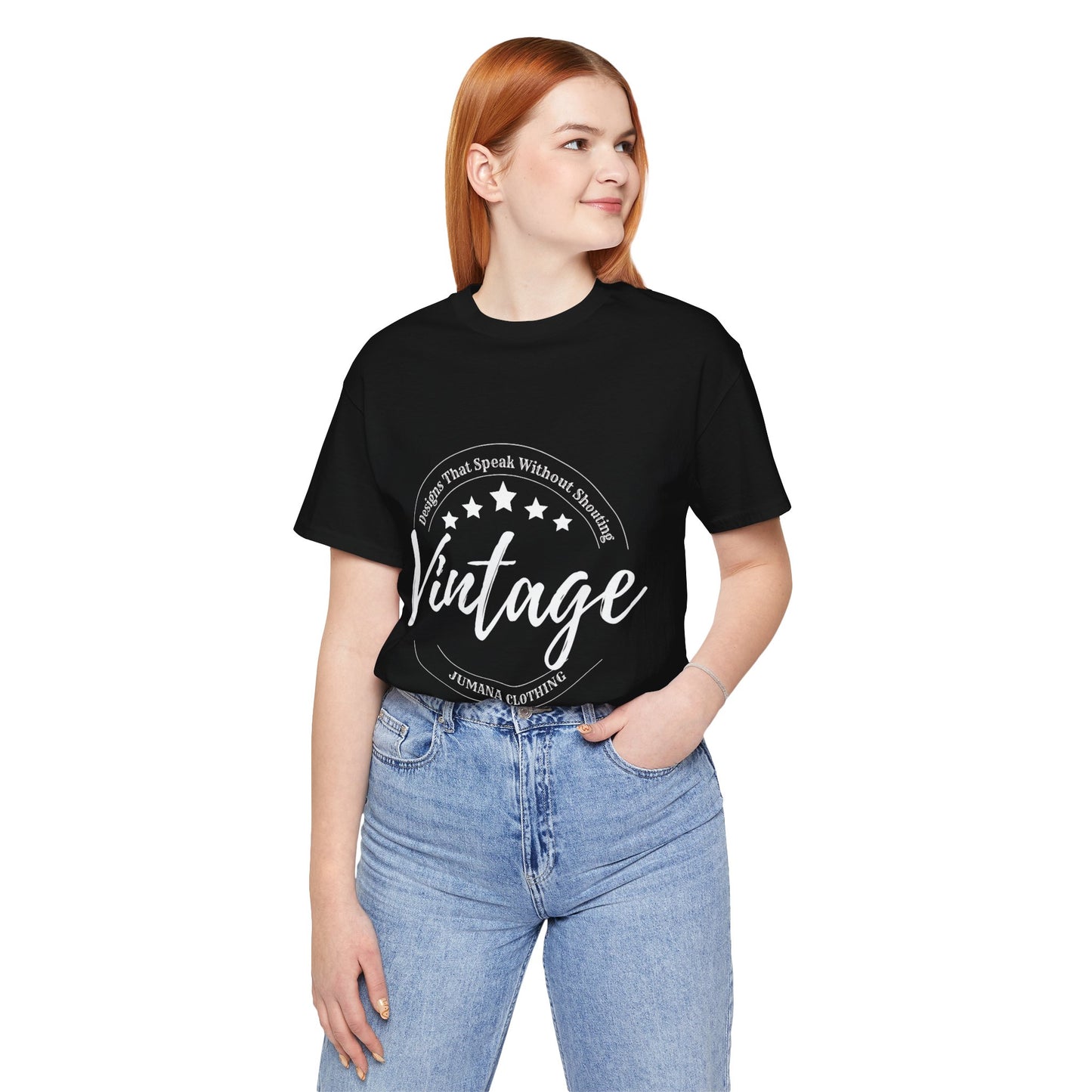 Vintage Vibes T-Shirt – Bella+Canvas 3001 Retro Unisex Graphic Tee
