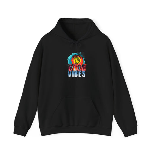 Good Vibes Hoodie – Gildan 18500 Unisex Heavy Blend™ Graphic Sweatshirt