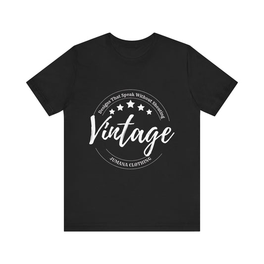 Vintage Vibes T-Shirt – Bella+Canvas 3001 Retro Unisex Graphic Tee