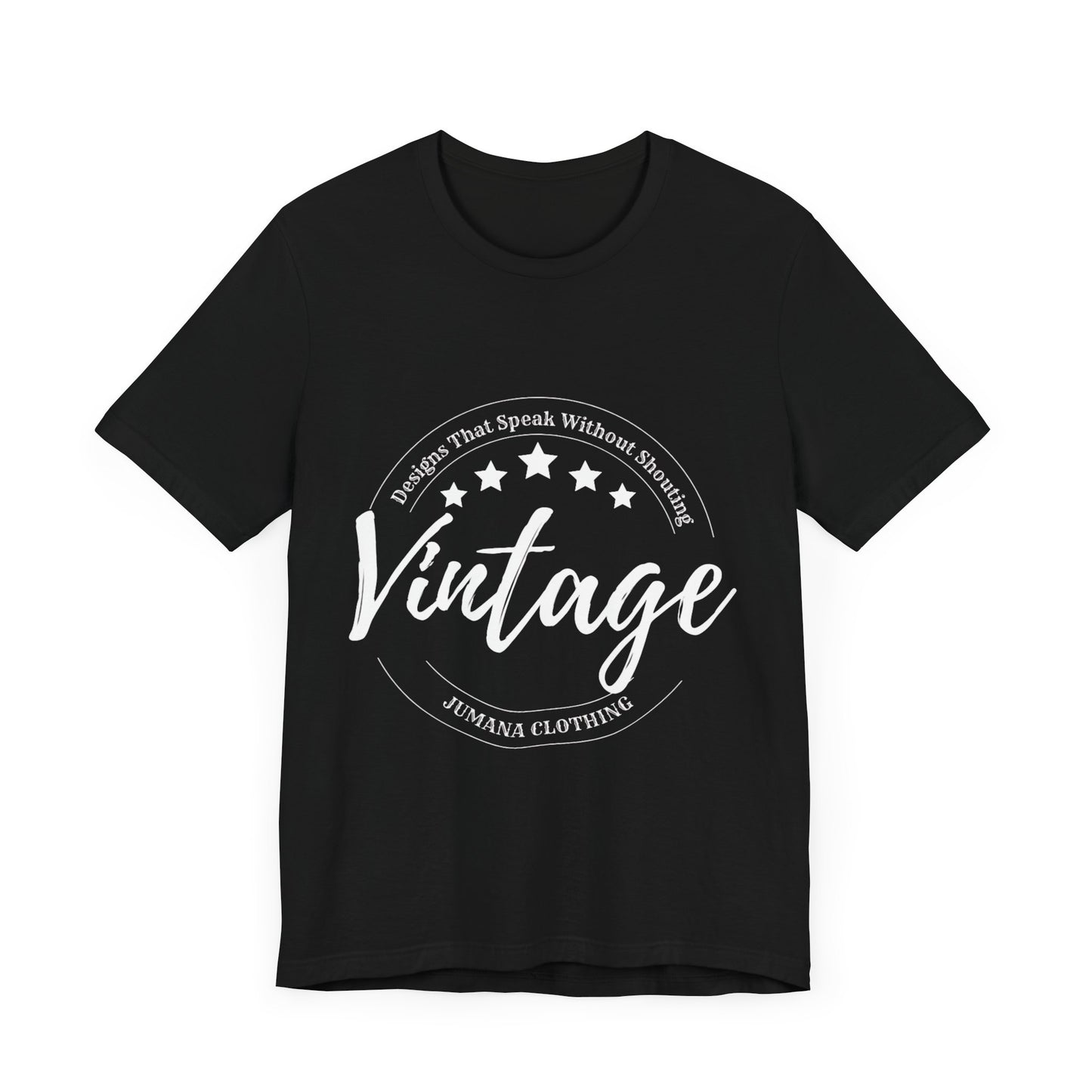 Vintage Vibes T-Shirt – Bella+Canvas 3001 Retro Unisex Graphic Tee