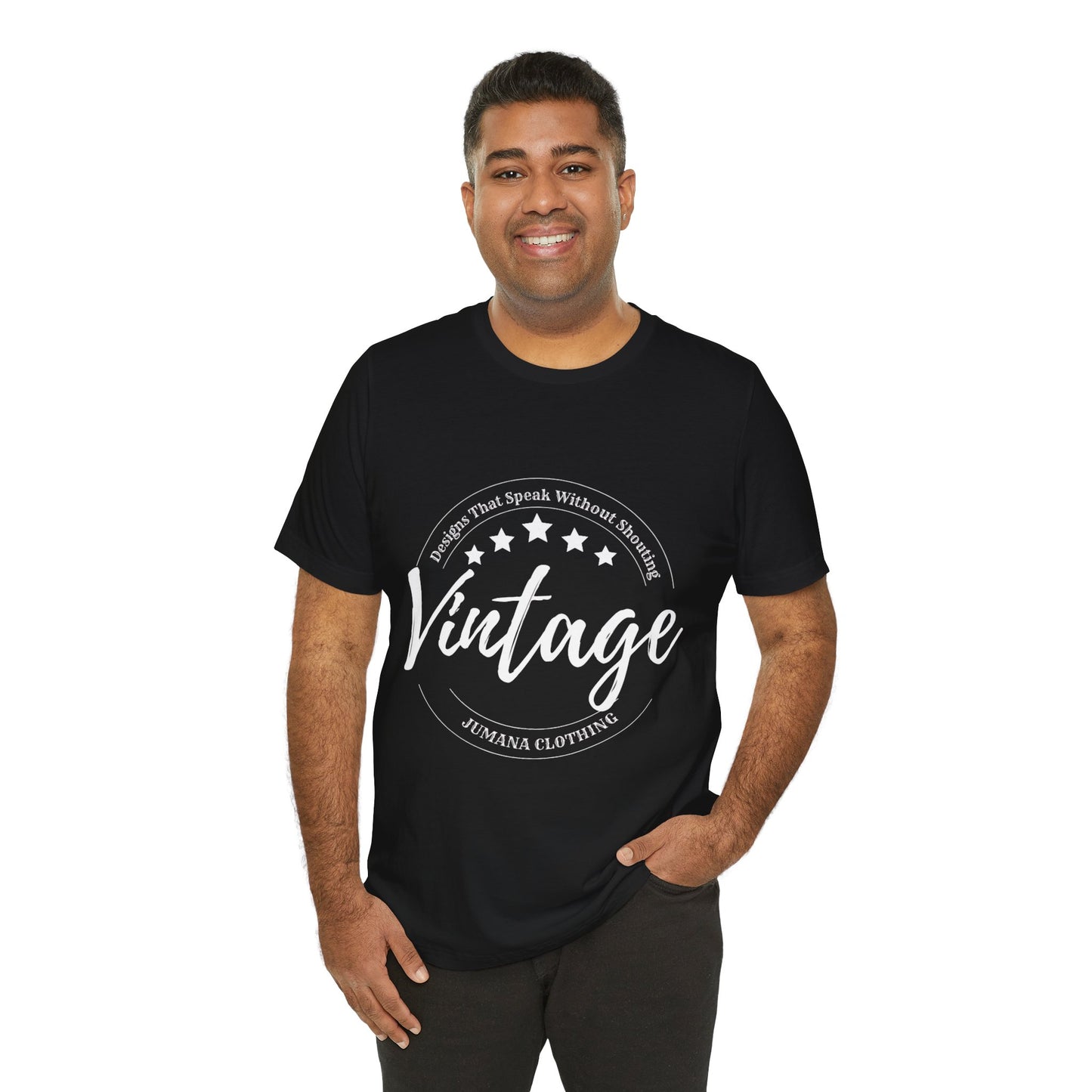Vintage Vibes T-Shirt – Bella+Canvas 3001 Retro Unisex Graphic Tee
