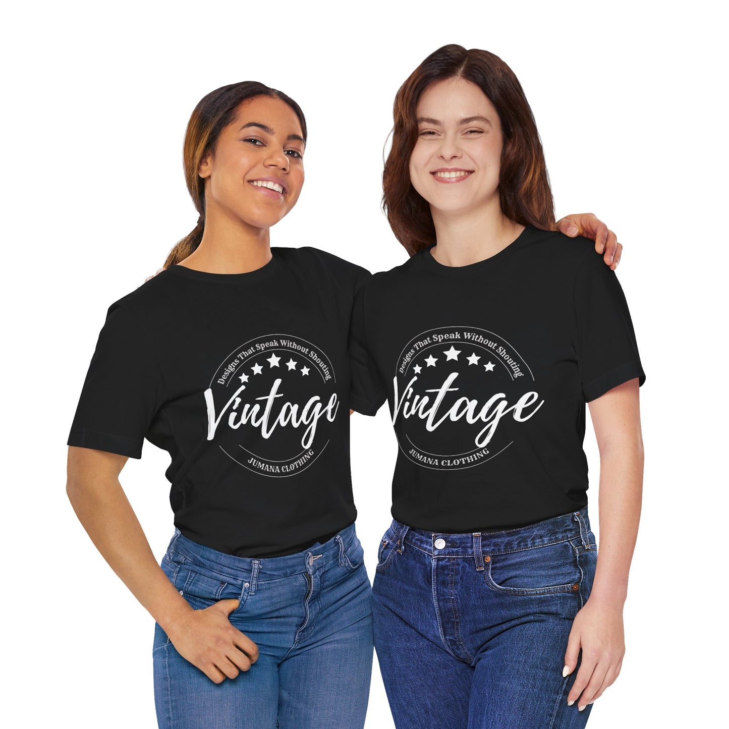 Vintage Vibes T-Shirt – Bella+Canvas 3001 Retro Unisex Graphic Tee
