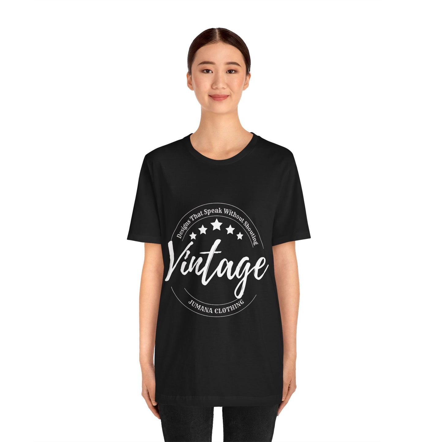 Vintage Vibes T-Shirt – Bella+Canvas 3001 Retro Unisex Graphic Tee