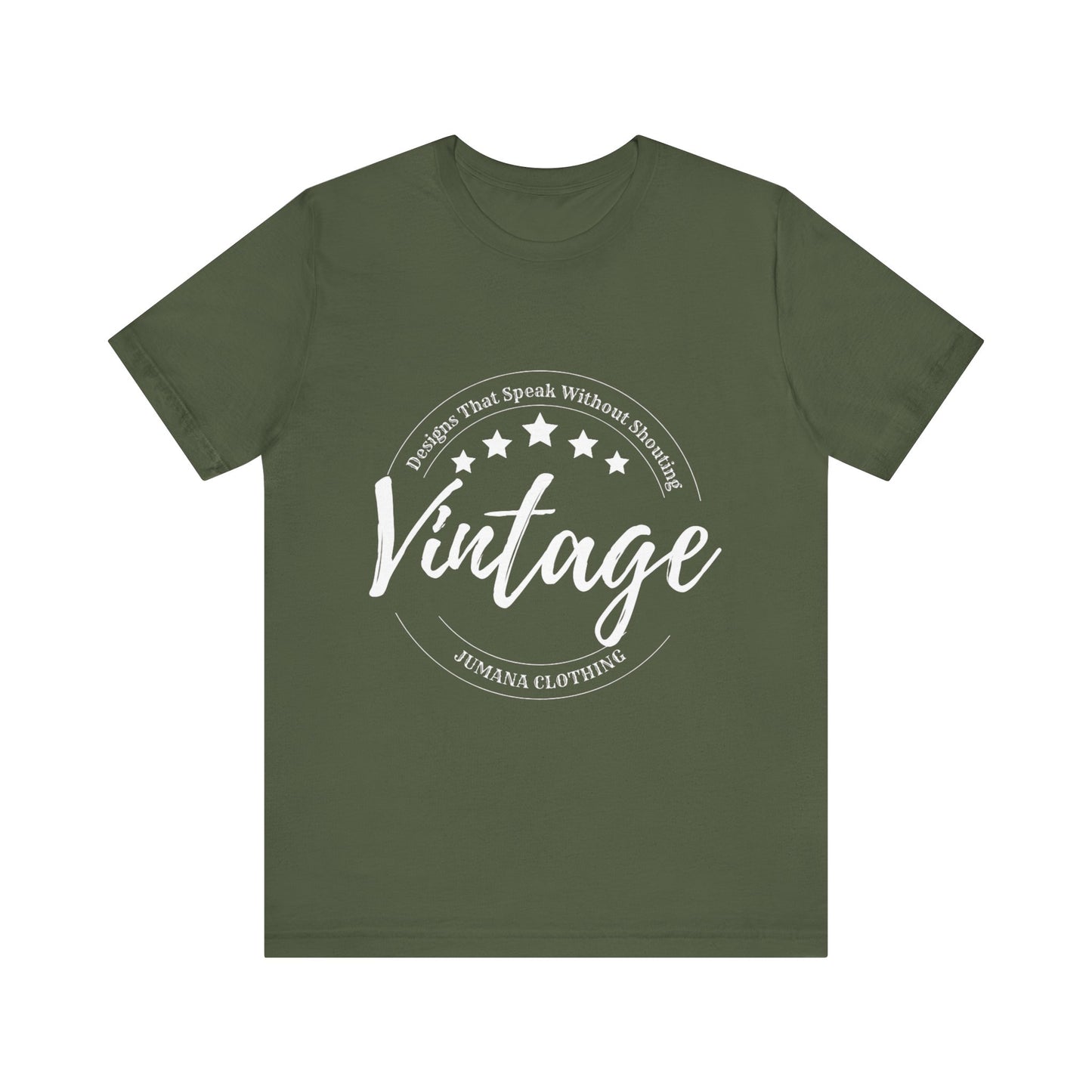 Vintage Vibes T-Shirt – Bella+Canvas 3001 Retro Unisex Graphic Tee