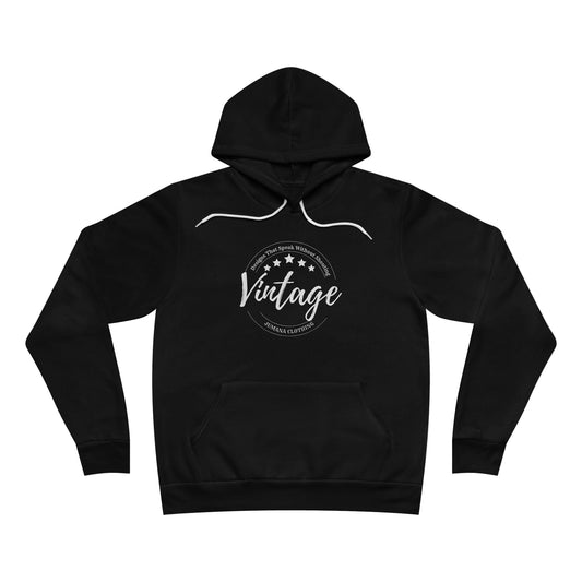 Vintage Vibes Hoodie – Bella+Canvas 3719 Unisex Sponge Fleece Premium Pullover