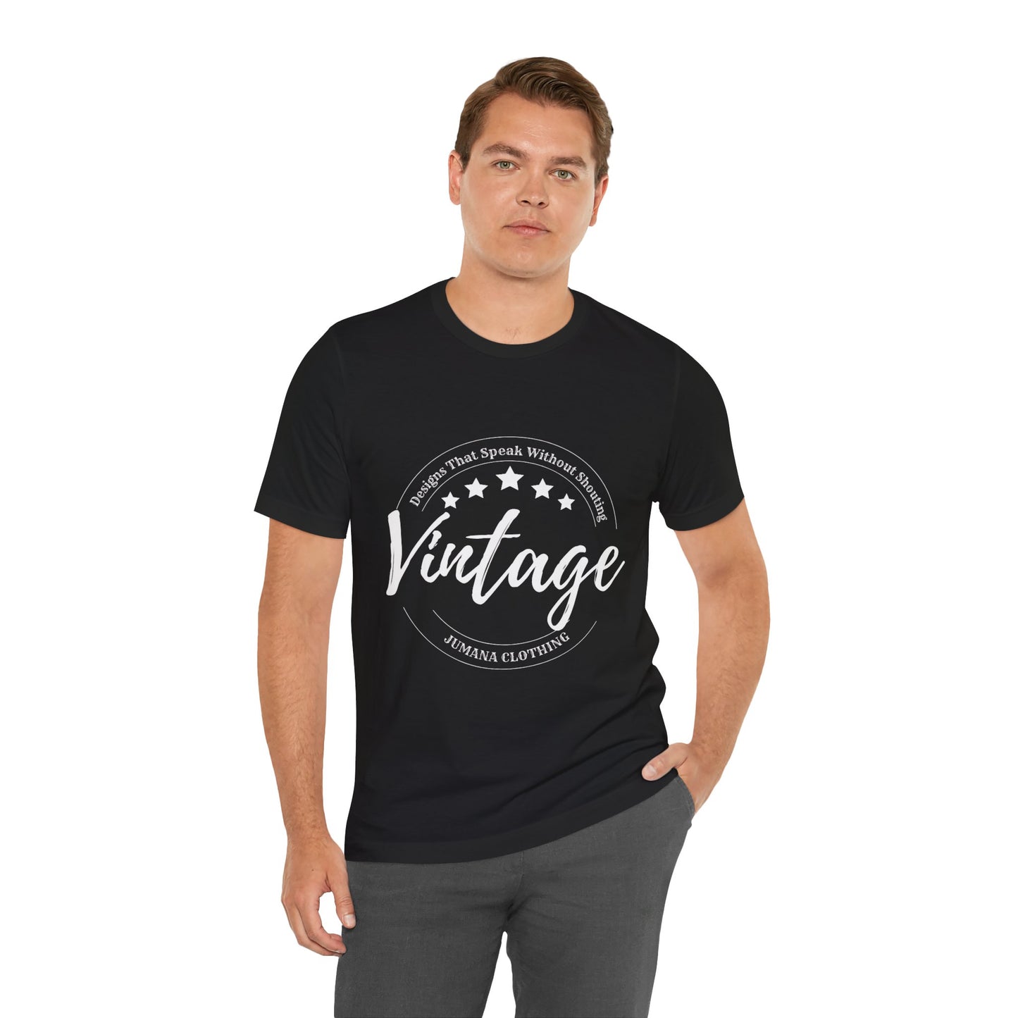 Vintage Vibes T-Shirt – Bella+Canvas 3001 Retro Unisex Graphic Tee