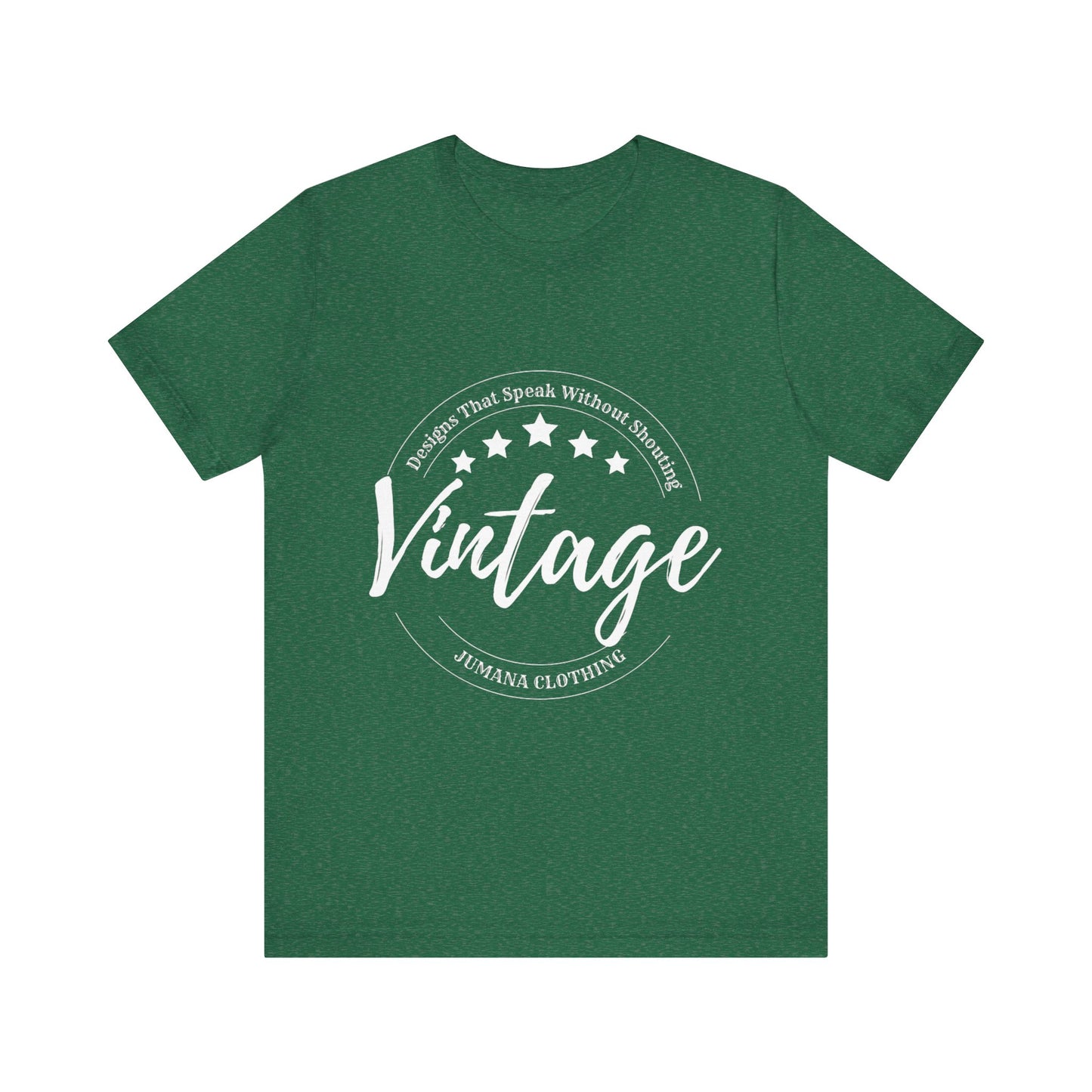Vintage Vibes T-Shirt – Bella+Canvas 3001 Retro Unisex Graphic Tee